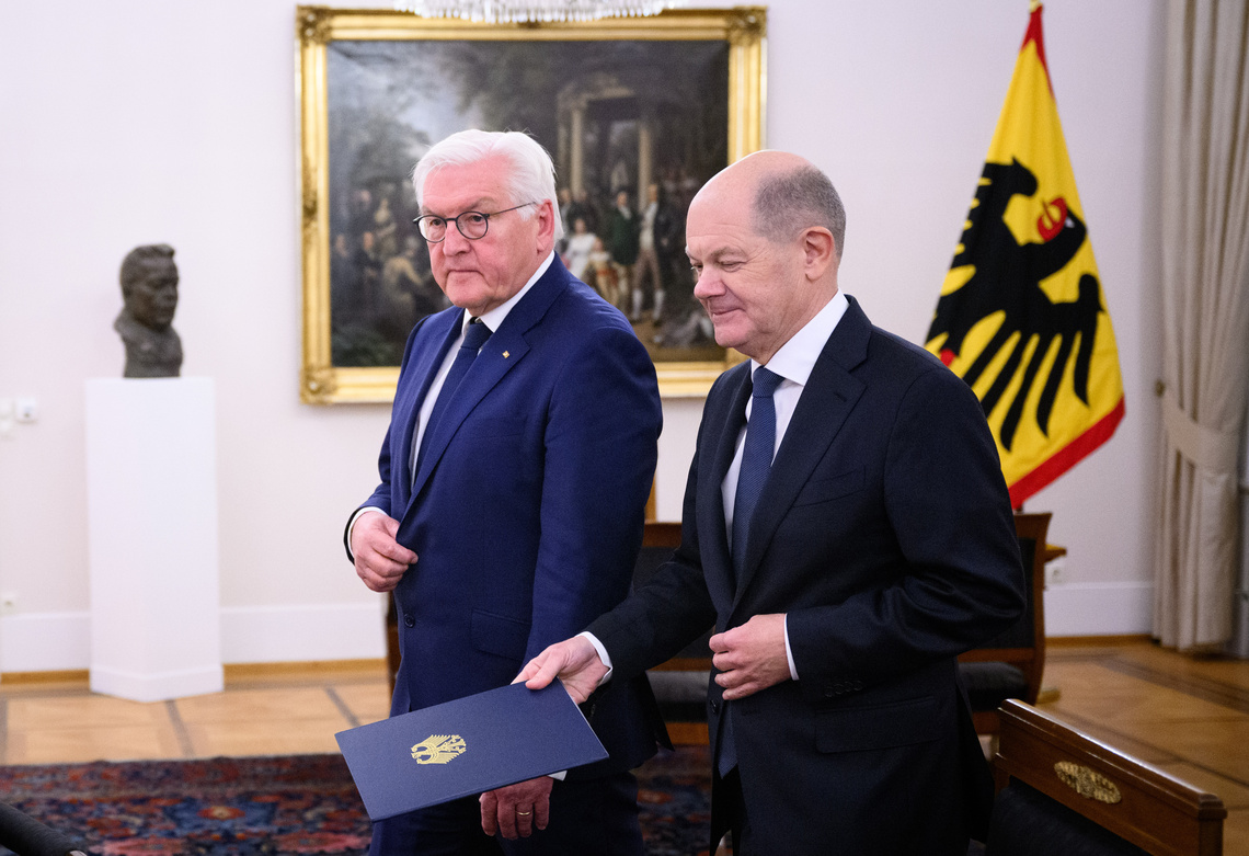 Bundeskanzler und Bundespräsident im Gespräch.