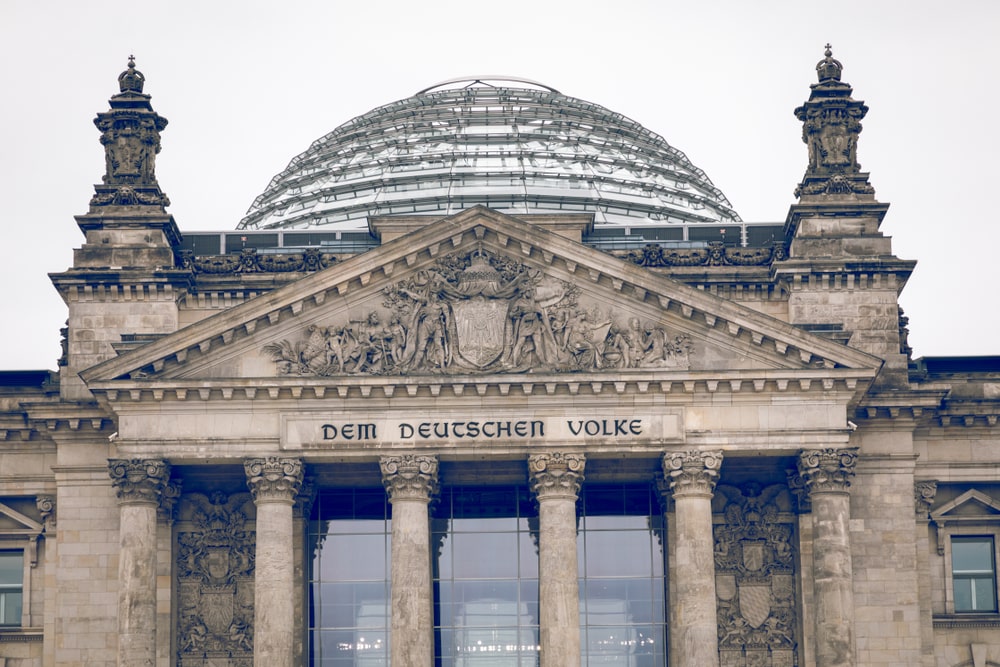 Reichstag im Winter